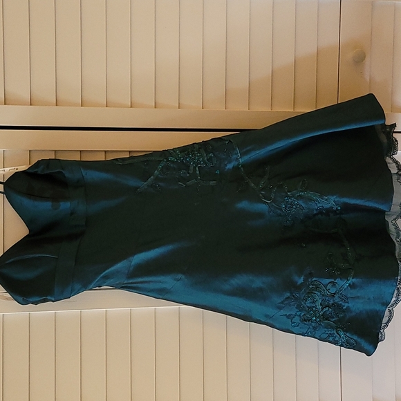 Teal dress - Picture 1 of 2